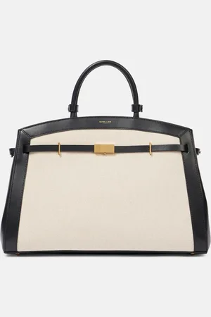 DeMellier Bolso Hudson de lona con piel