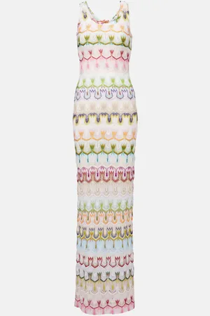 Missoni Vestido corto de lamé en zigzag