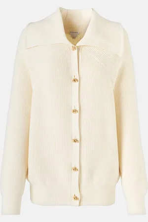 Bottega Veneta Cárdigan acanalado Knot de algodón