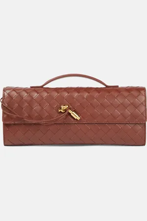 Bottega Veneta Clutch Andiamo Knot de piel Intrecciato