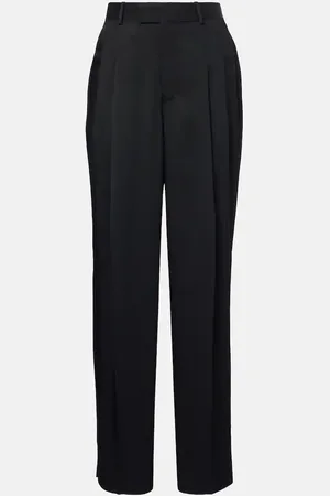 Bottega Veneta Pantalones tapered de tiro alto