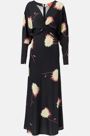 La DoubleJ Vestido largo XX de jersey floral