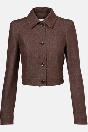 Max Mara Chaqueta cropped Carpa de algodón