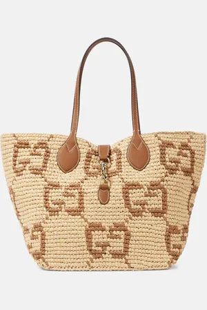 Gucci Bolso cesta Summer Large con piel