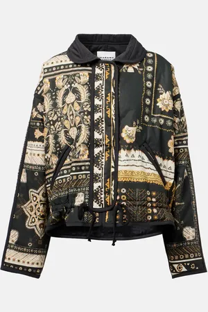 Marant Etoile Chaqueta bomber Granger de algodón estampada