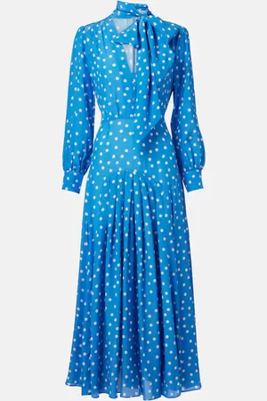 RIXO London Vestido largo Marigold de seda