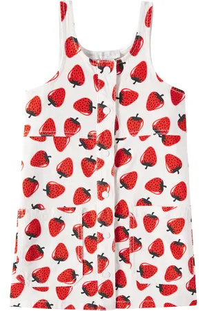 Stella McCartney Vestido de algodón estampado