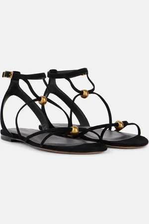 Isabel Marant Sandalias Aeza de ante adornadas