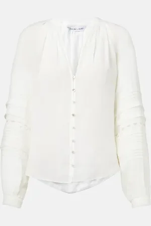 VERONICA BEARD Top Ailani semitransparente