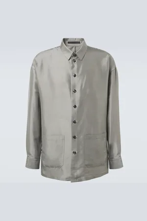 Giorgio Armani Chaqueta camisera de seda