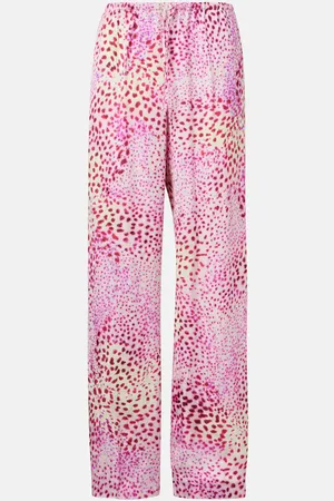 DRIES VAN NOTEN Pantalones anchos en jacquard