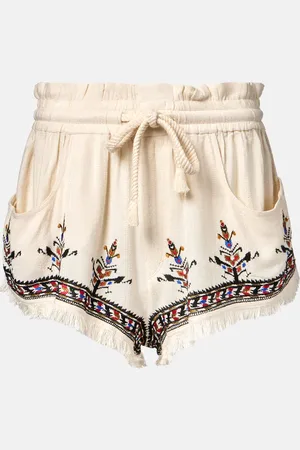 Marant Etoile Shorts Kriss bordados