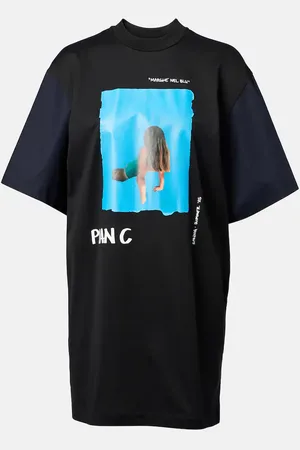 Plan C Vestido corto de algodón