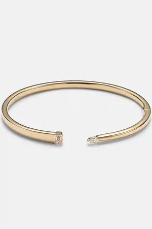 BUCHERER FINE JEWELLERY Pulsera Inner Fire de oro de 18 ct con esmeralda y diamante