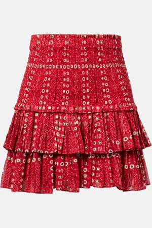 Marant Etoile Minifalda Naomi de algodón estampada