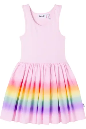 Molo Vestido Cassandra en mezcla de algodón estampado