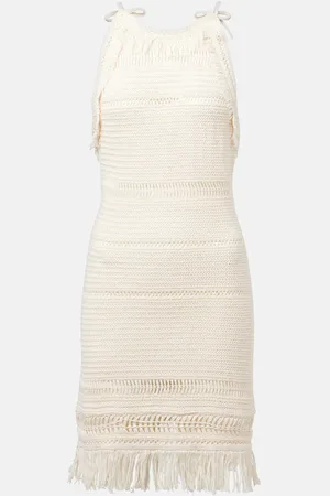 Marant Etoile Vestido corto Araliage de algodón