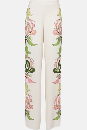Adriana Degreas Pantalones anchos Inamorata de tiro alto