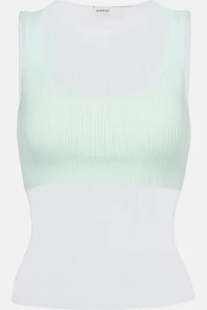 Simkhai Tank top Oakley Plisse semitransparente