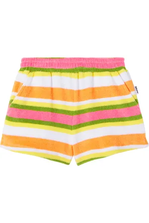 Molo Shorts Angel de felpa a rayas