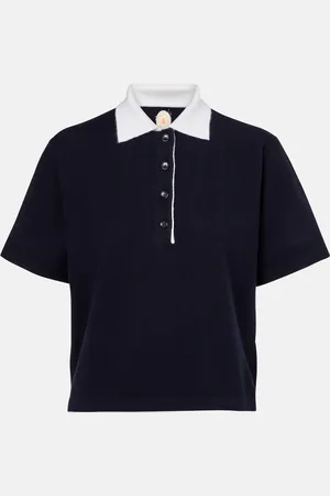 Jardin des Orangers Polo cropped de cachemir