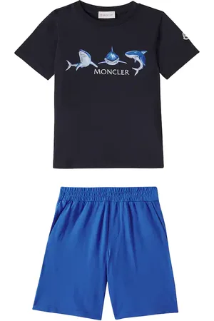 Moncler Set de camiseta y shorts de algodón