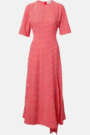 Ganni Vestido midi de sirsaca