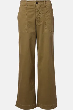 NILI LOTAN Pantalones anchos Leon de algodón