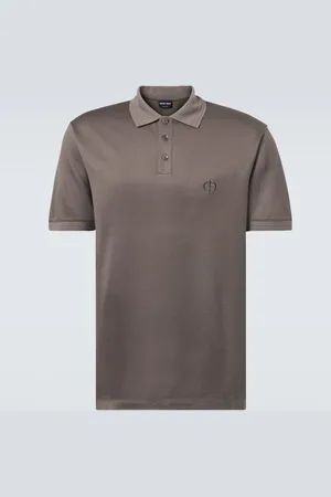 Giorgio Armani Polo de seda, lino y algodón