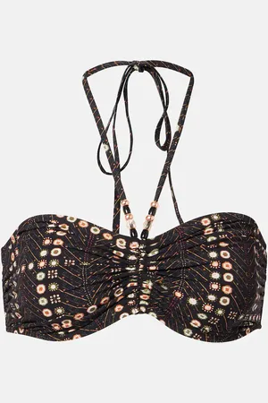 Marant Etoile Top de bikini Salmage con escote halter