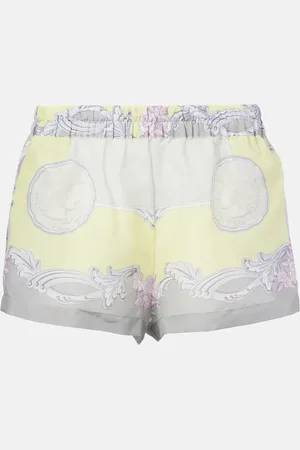 VERSACE Shorts Medusa Cameo de algodón y seda