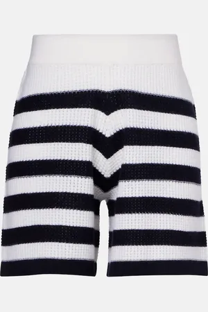 Jardin des Orangers Shorts de cachemir a rayas