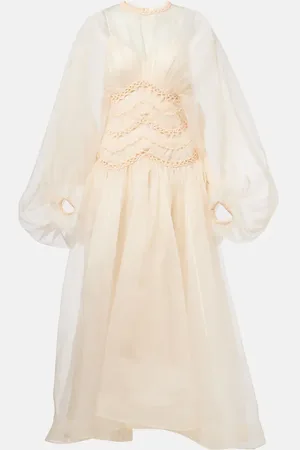 ZIMMERMANN Vestido de fiesta Illuminate en macramé de seda