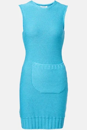 J.W.Anderson Vestido corto de algodón y lana