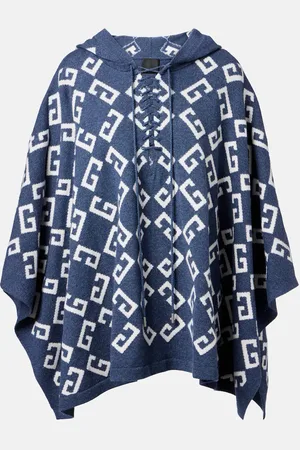 Givenchy Poncho de cachemir y algodón con Monogram 72