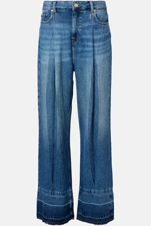 Ganni Jeans anchos plisados