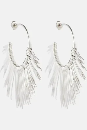 Isabel Marant Pendientes de aro con flecos