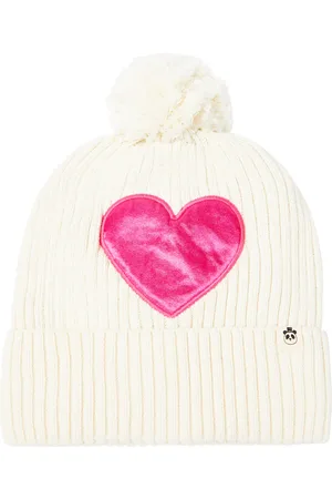 Mini Rodini Gorro de algodón acanalado bordado