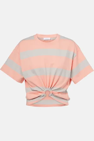Paco rabanne Camiseta de jersey de algodón a rayas