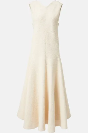Khaite Vestido largo Mellie de bouclé