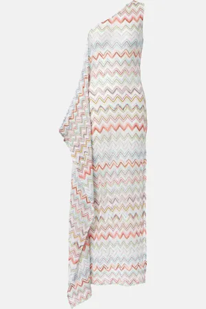 Missoni Vestido largo de croché en zigzag