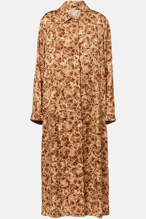 DRIES VAN NOTEN Abrigo con estampado de leopardo