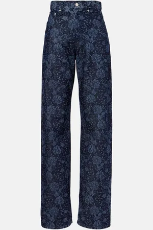 DRIES VAN NOTEN Jeans anchos florales