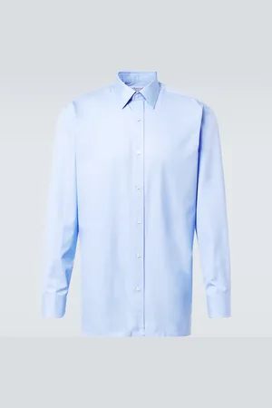 Charvet Camisa de algodón