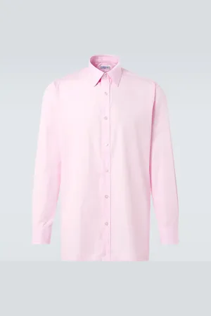 Charvet Camisa en popelín de algodón