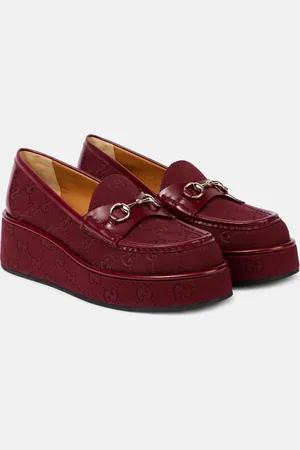 Gucci Mocasines con plataforma con Horsebit y GG