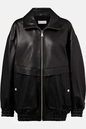Nour Hammour Chaqueta bomber Beck de piel