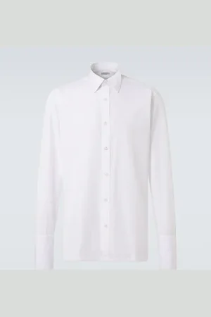 Charvet Camisa en popelín de algodón