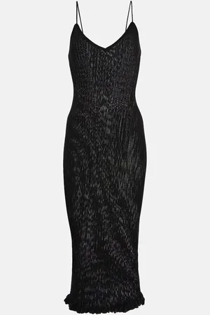 Khaite Vestido lencero Nolita de punto acanalado
