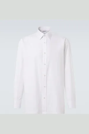 Charvet Camisa en popelín de algodón